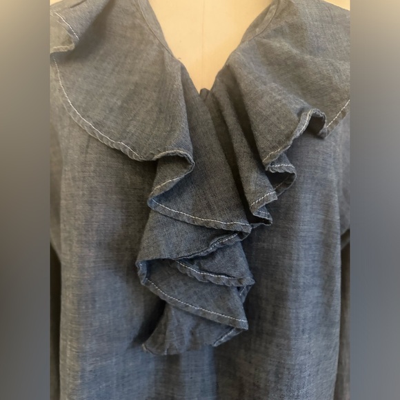 Ralph Lauren Jean ruffle tunic - Picture 6 of 10